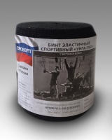 Бинт эластичный спортивный "УНГА-РУС" CROSSFIT C-310 черный, 1,5м*8см