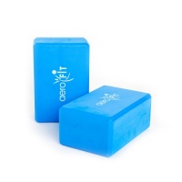 Блок для йоги, синий Aerofit AFBL01